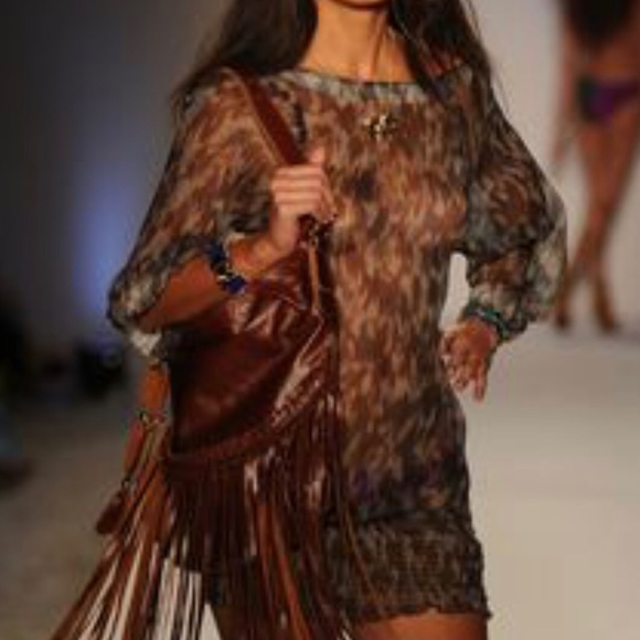 RUNWAY Sheer Tunic Cover Up - Picture 2 of 5